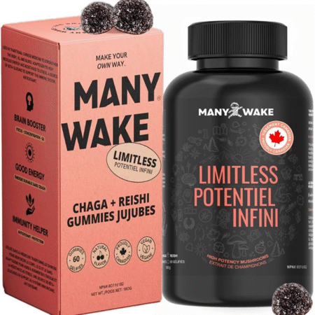MANY WAKE Reishi & Chaga Mushroom Gummies