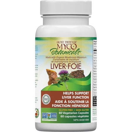 Host Defense MycoBotanicals Liver Health Formula with Mushroom Complex
