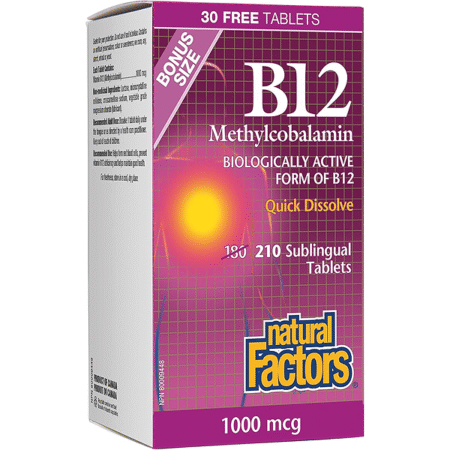 Natural Factors B12 Methylcobalamin