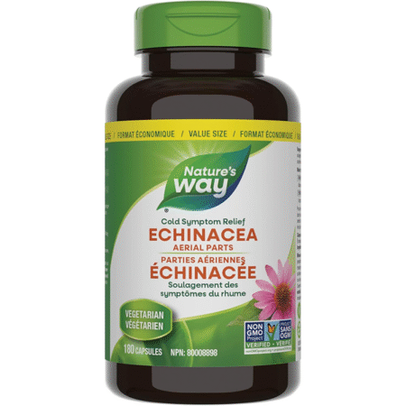 Nature's Way Echinacea Herb Health Supplement, 180 Count