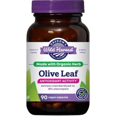 Olive Leaf Capsules - Wildcrafted