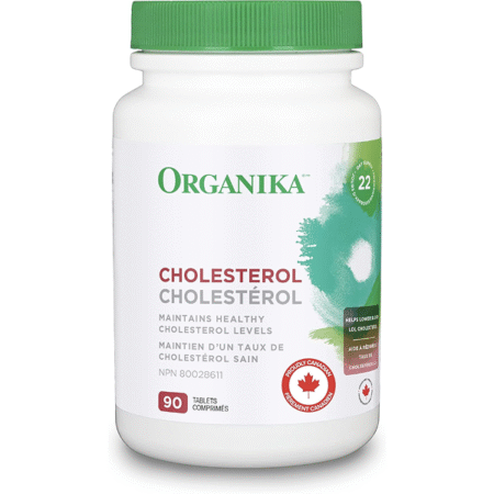 Organika Canadian-Made Cholesterol 90 Tabs