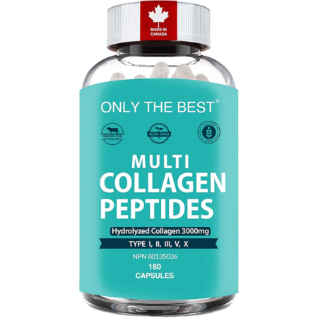 Premium Multi Collagen Peptides Capsules 3000mg