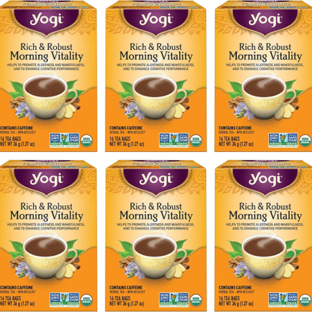 Yogi Tea Rich & Robust Morning Vitality (Pack 6)
