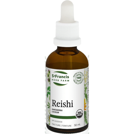 St. Francis Herb Farm Reishi Mushroom Herbal Tincture Liquid