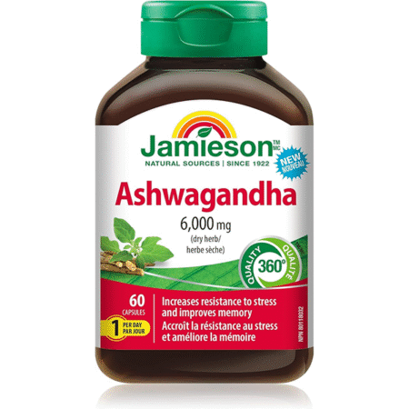 Jamieson Ashwagandha 6000 mg Extract