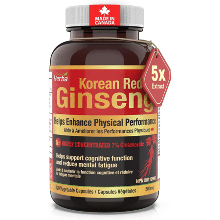 Herba Korean Red Ginseng Extract – 120 Capsules