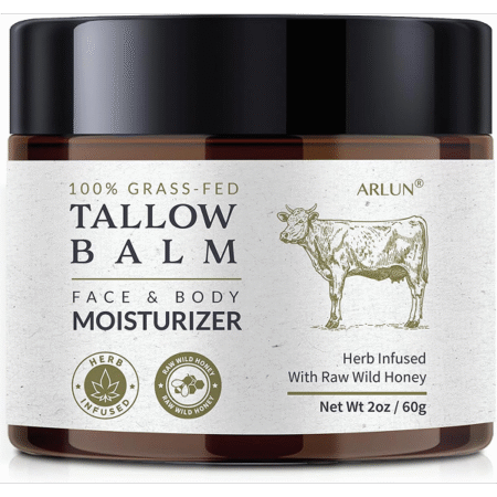 Beef Tallow Balm with Honey & Beeswax