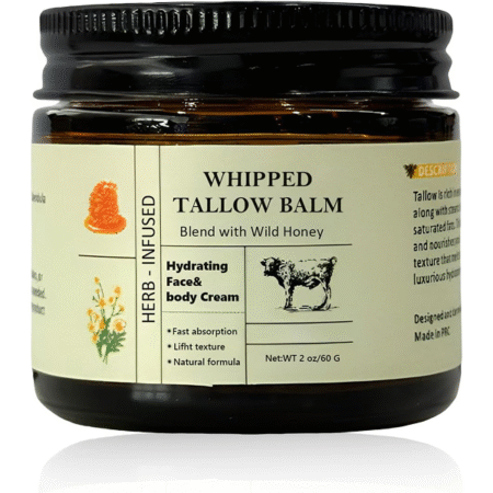 Whipped Tallow & Honey Face Balm